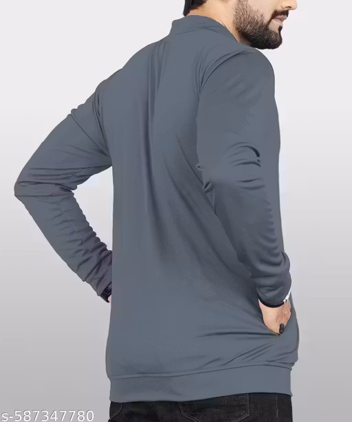 Men’s Premium Classic Fit Bomber Jacket, Lightweight Streetwear Jacket For Men || Men Trending Sports Jacket Lycra Soft Fabric & Zipper With 2 Pocket Jacket, Stylish Full Sleeves Stand Collar Jacket For Everyday & All Season Wear